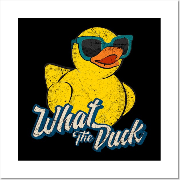 What The Duck Wall Art by MintaApparel